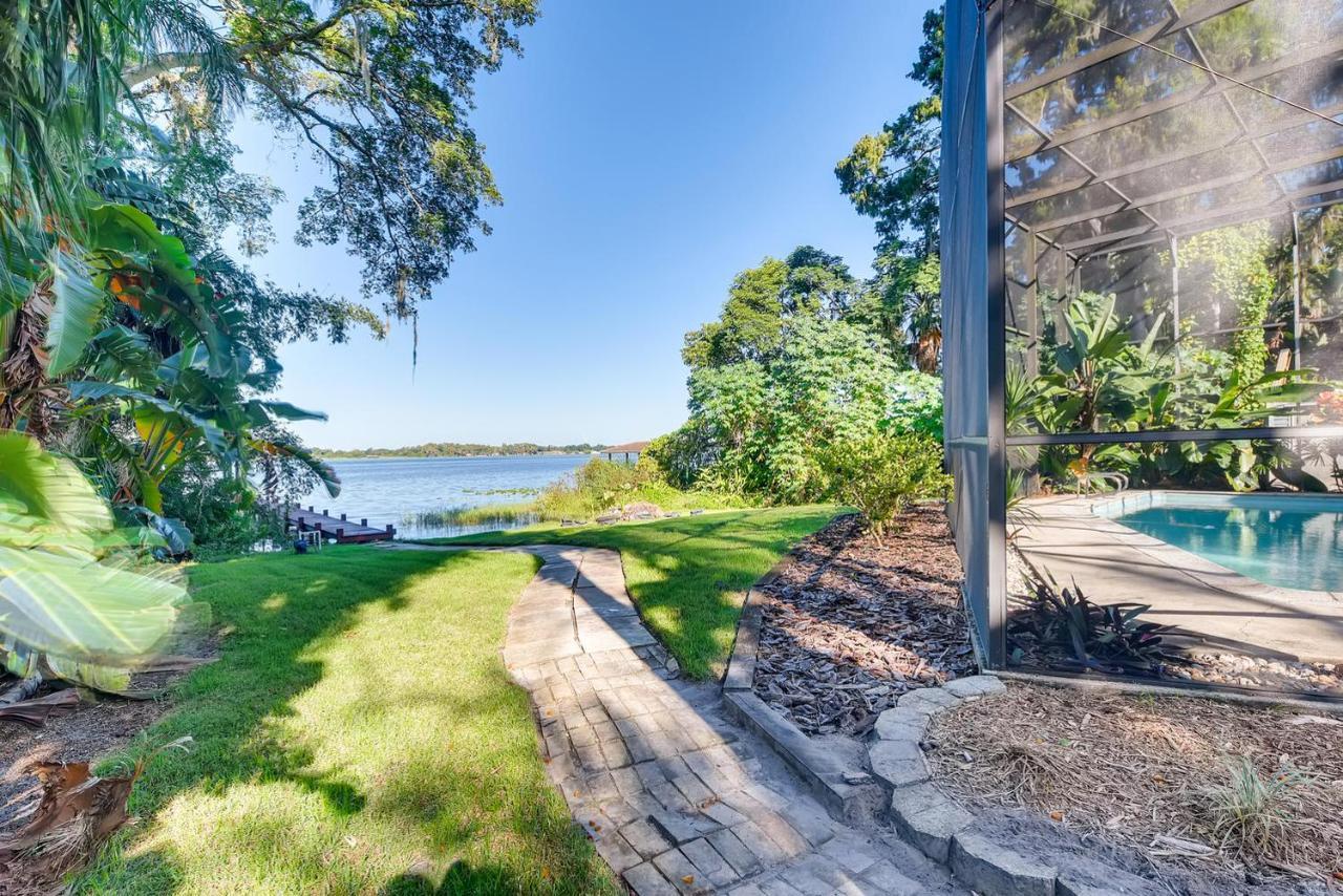 Spacious Lakefront House With Pool, Hottub, & Boating Orlando Exterior photo
