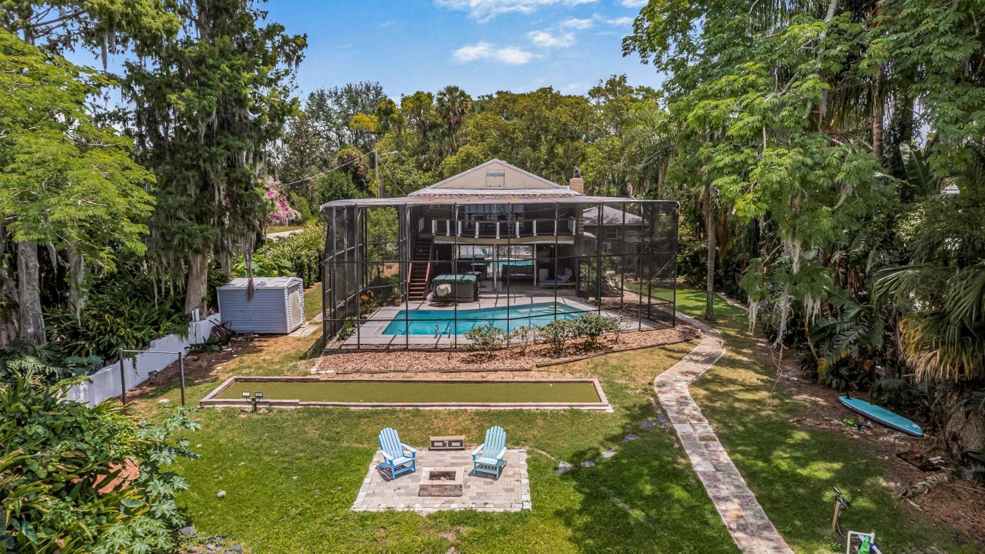 Spacious Lakefront House With Pool, Hottub, & Boating Orlando Exterior photo